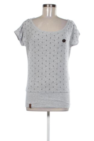 Γυναικείο t-shirt Naketano, Μέγεθος M, Χρώμα Γκρί, Τιμή 15,99 €