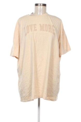 Γυναικείο t-shirt Primary, Μέγεθος XXL, Χρώμα  Μπέζ, Τιμή 11,99 €