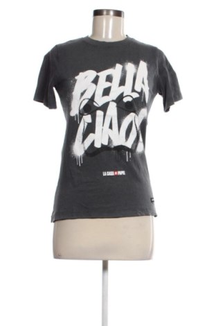 Damen T-Shirt Pull&Bear, Größe XS, Farbe Grau, Preis 9,00 €