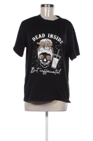 Damski T-shirt SHEIN, Rozmiar L, Kolor Czarny, Cena 46,25 zł