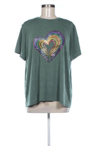 Tricou de femei SHEIN, Mărime XL, Culoare Verde, Preț 53,99 Lei