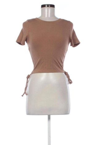 Damski T-shirt SHEIN, Rozmiar XS, Kolor Brązowy, Cena 41,99 zł
