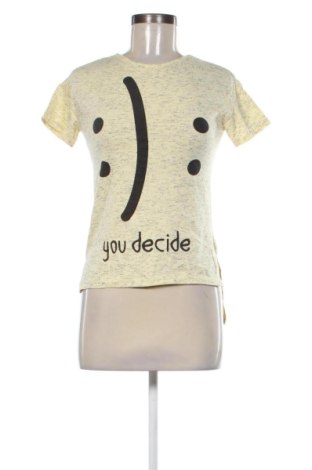 Дамска тениска Unbranded, Размер XS, Цвят Жълт, Цена 9,20 €