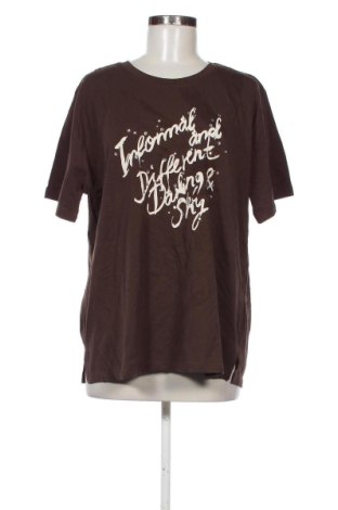 Damski T-shirt Unbranded, Rozmiar XXL, Kolor Brązowy, Cena 45,99 zł