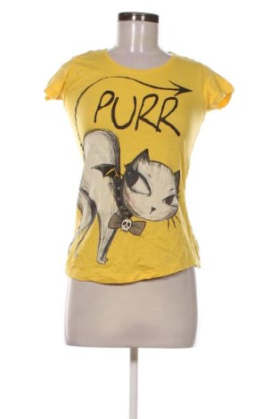 Дамска тениска Unbranded, Размер S, Цвят Жълт, Цена 9,00 €