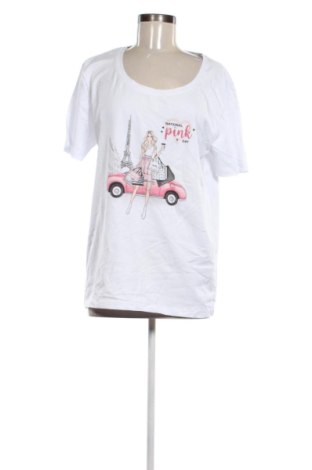 Γυναικείο t-shirt Unbranded, Μέγεθος XXL, Χρώμα Λευκό, Τιμή 10,99 €