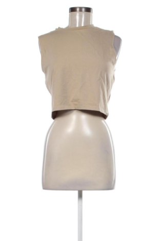 Damski T-shirt Zara, Rozmiar L, Kolor Beżowy, Cena 30,84 zł