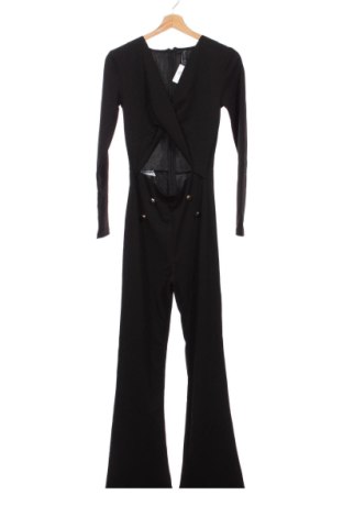 Salopetă lungă de damă Amisu, Mărime XXS, Culoare Negru, Preț 130,33 Lei