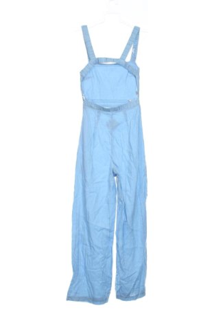 Salopetă lungă de damă Bershka, Mărime XS, Culoare Albastru, Preț 128,00 Lei