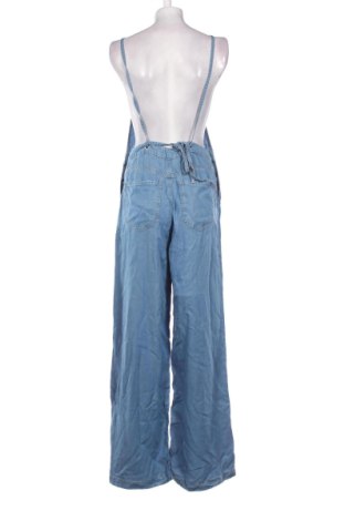 Salopetă lungă de damă Stradivarius, Mărime M, Culoare Albastru, Preț 128,01 Lei