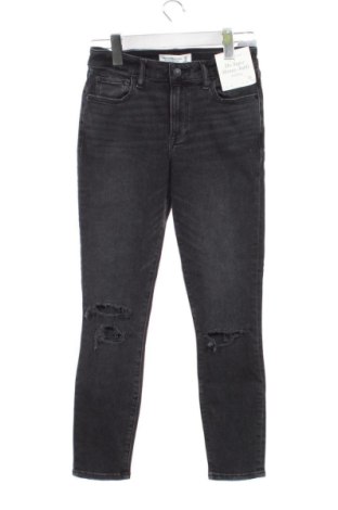 Blugi de femei Abercrombie & Fitch, Mărime XS, Culoare Gri, Preț 248,00 Lei