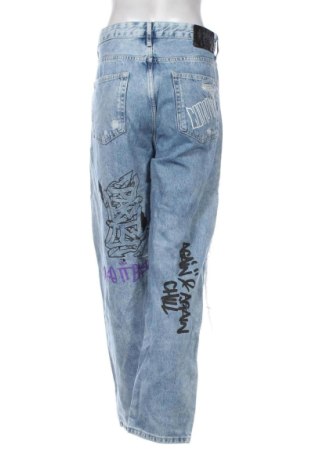 Blugi de femei Bershka, Mărime XL, Culoare Albastru, Preț 91,99 Lei