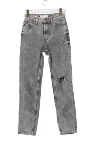 Damskie jeansy Bershka, Rozmiar XXS, Kolor Szary, Cena 78,99 zł