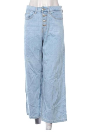 Blugi de femei Bershka, Mărime S, Culoare Albastru, Preț 91,99 Lei