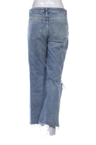 Blugi de femei Bershka, Mărime S, Culoare Albastru, Preț 78,20 Lei