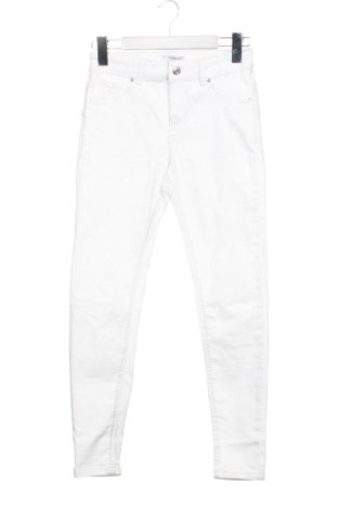 Blugi de femei Bershka, Mărime M, Culoare Alb, Preț 78,20 Lei