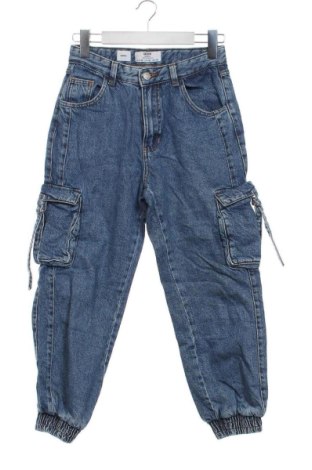 Blugi de femei Bershka, Mărime S, Culoare Albastru, Preț 91,99 Lei
