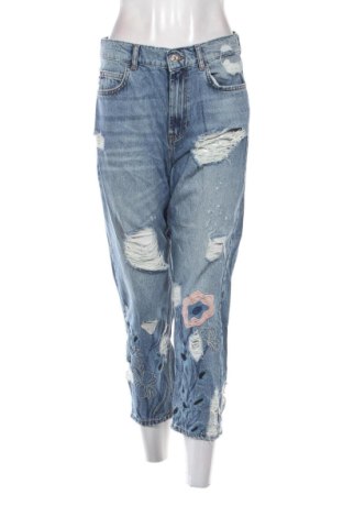 Blugi de femei Mango, Mărime M, Culoare Albastru, Preț 107,99 Lei