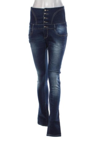 Blugi de femei Miss Natalie, Mărime L, Culoare Albastru, Preț 129,99 Lei
