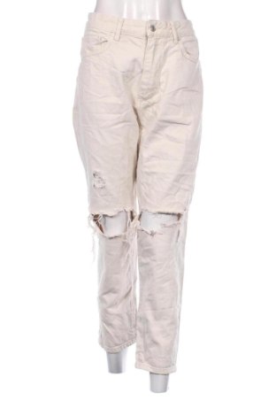 Дамски дънки Pull&Bear, Размер XL, Цвят Бежов, Цена 15,33 €