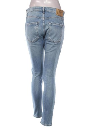 Blugi de femei Pull&Bear, Mărime L, Culoare Albastru, Preț 91,99 Lei