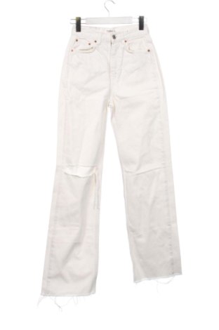 Blugi de femei Pull&Bear, Mărime XXS, Culoare Alb, Preț 76,86 Lei