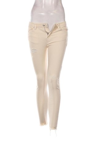 Blugi de femei Sinsay, Mărime S, Culoare Ecru, Preț 77,31 Lei