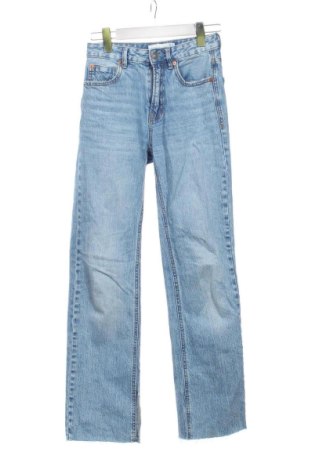 Blugi de femei Stradivarius, Mărime XXS, Culoare Albastru, Preț 78,20 Lei