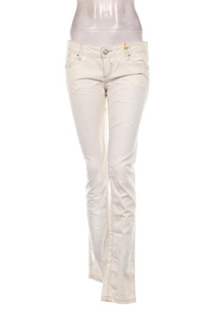 Blugi de femei Stradivarius, Mărime L, Culoare Alb, Preț 123,00 Lei