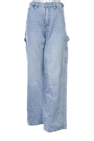 Дамски дънки Stradivarius, Размер S, Цвят Син, Цена 15,33 €