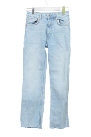 Blugi de femei Zara, Mărime XS, Culoare Albastru, Preț 72,99 Lei