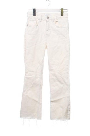 Blugi de femei Zara, Mărime XXS, Culoare Alb, Preț 85,99 Lei