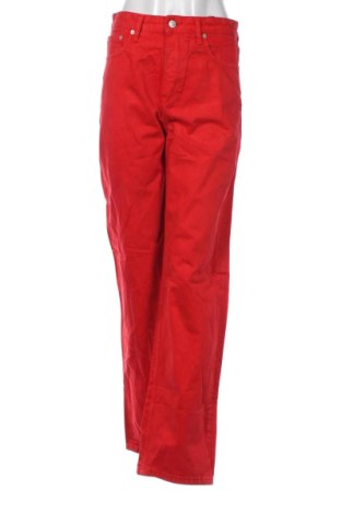 Damskie jeansy Zara, Rozmiar M, Kolor Czerwony, Cena 72,99 zł