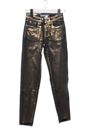 Női farmernadrág Zara, Méret XXS, Szín Arany
, Ár 15 455 Ft