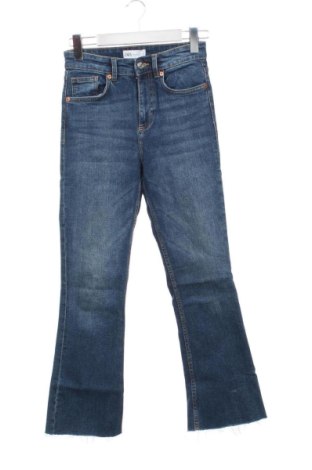 Blugi de femei Zara, Mărime XS, Culoare Albastru, Preț 71,99 Lei