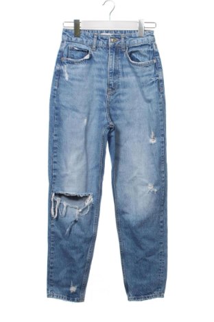 Дамски дънки Zara, Размер XS, Цвят Син, Цена 14,00 €