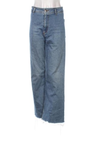 Blugi de femei Zara, Mărime M, Culoare Albastru, Preț 72,99 Lei