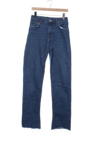 Damskie jeansy Zara, Rozmiar S, Kolor Niebieski, Cena 72,99 zł
