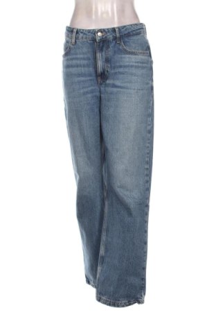 Blugi de femei Zara, Mărime L, Culoare Albastru, Preț 72,99 Lei