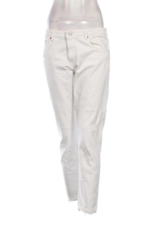 Blugi de femei Zara, Mărime L, Culoare Alb, Preț 72,99 Lei