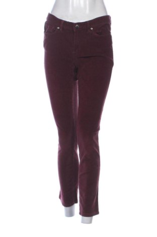 Pantaloni de velvet de femei Calvin Klein Jeans, Mărime M, Culoare Roșu, Preț 218,96 Lei