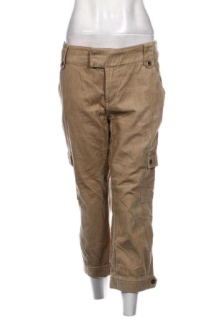 Pantaloni de velvet de femei Flash, Mărime L, Culoare Bej, Preț 74,99 Lei
