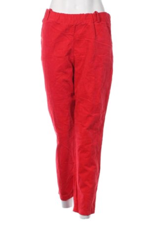 Γυναικείο κοτλέ παντελόνι Unbranded, Μέγεθος L, Χρώμα Κόκκινο, Τιμή 17,99 €