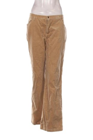 Pantaloni de velvet de femei Usha, Mărime XL, Culoare Bej, Preț 274,60 Lei