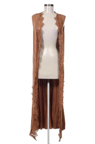 Vestă de femei Zuiki, Mărime L, Culoare Maro, Preț 123,99 Lei