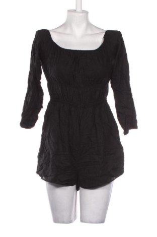 Salopetă scurtă de damă Bershka, Mărime M, Culoare Negru, Preț 123,99 Lei