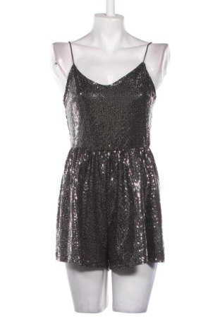 Salopetă scurtă de damă H&M Divided, Mărime S, Culoare Argintiu, Preț 123,99 Lei