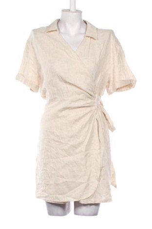 Salopetă scurtă de damă Mango, Mărime L, Culoare Bej, Preț 104,70 Lei