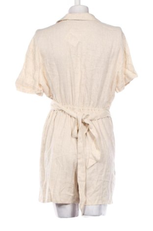 Salopetă scurtă de damă Mango, Mărime L, Culoare Bej, Preț 104,70 Lei