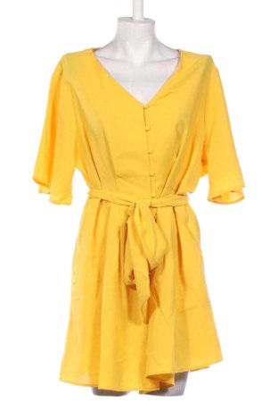 Salopetă scurtă de damă SHEIN, Mărime XL, Culoare Galben, Preț 123,99 Lei